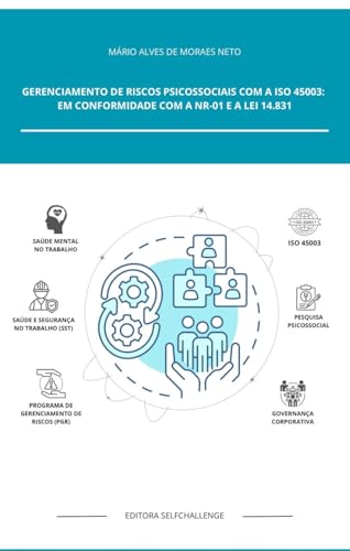 Capa do livro Gerenciamento de Riscos Psicossociais com a ISO 45003, de Dr. Mário Neto
